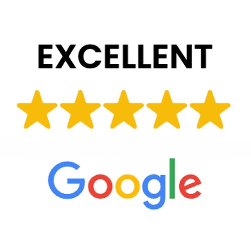 5.0 stars on Google Reviews