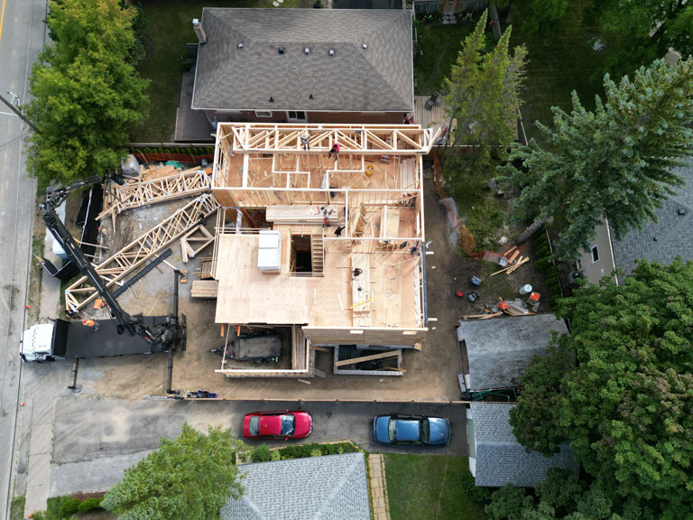 Richmond Hill aerial site view