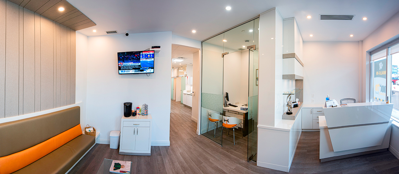 Leslie North Dental Office corridor