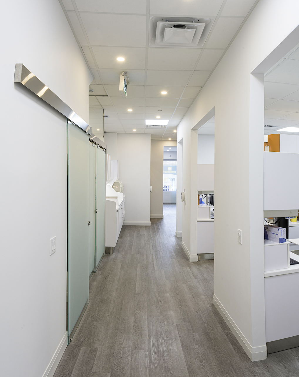 Leslie North Dental Office finish detail